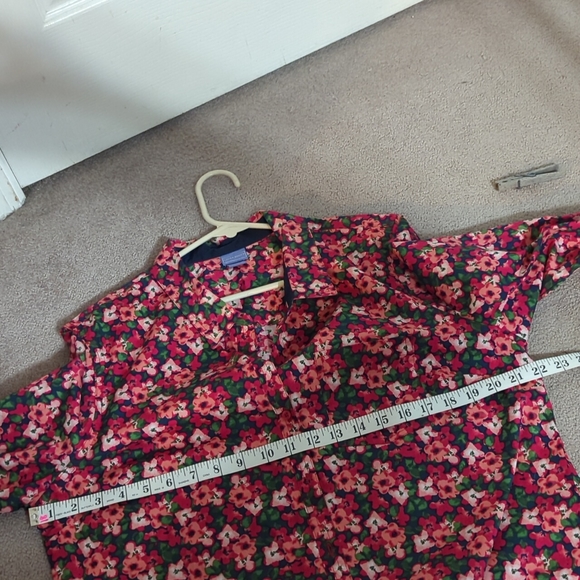 🔥Laura Scott XL blouse pink floral - Picture 9 of 9